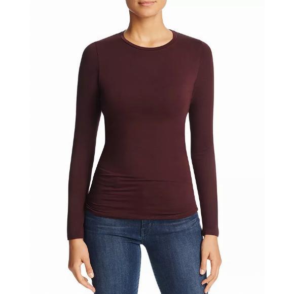Majestic Filatures Tops - Majestic Filatures Viscose/elastane Crewneck Long Sleeve Tee Size 2 -M